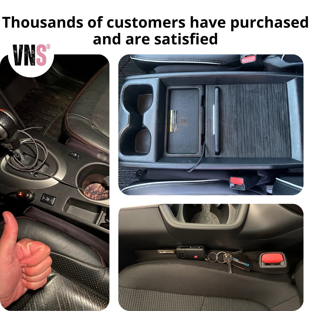 The Original Trademark Registered Car Seat Gap Filler - Between Seats Console Organizer, Set of 2 PCS