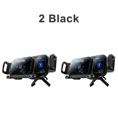 VNSPORT 360° Rotating 15W Wireless Car Fast Charger Mount