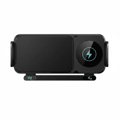 VNSPORT 360° Rotating 15W Wireless Car Fast Charger Mount