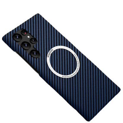 Carbon Fiber Textured Magnetic Phone Case Suitable For SamSung Galaxy S24 S23 S22 S21 Ultra Shock And Wear Protection Rear Cover
