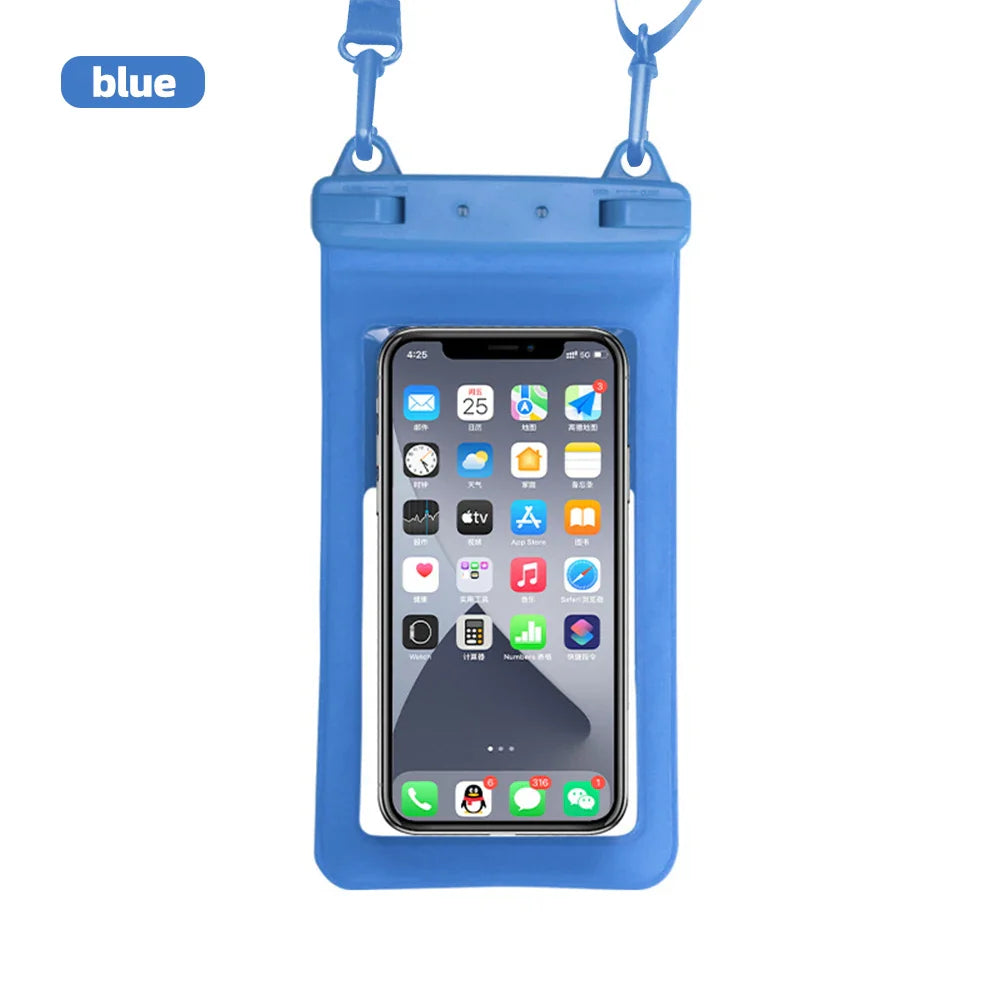 Waterproof Phone Case Swimming Bags Water proof Bag Mobile Phone Pouch PV Cover for iPhone 12 11 Pro Max 8 Huawei Xiaomi Redmi