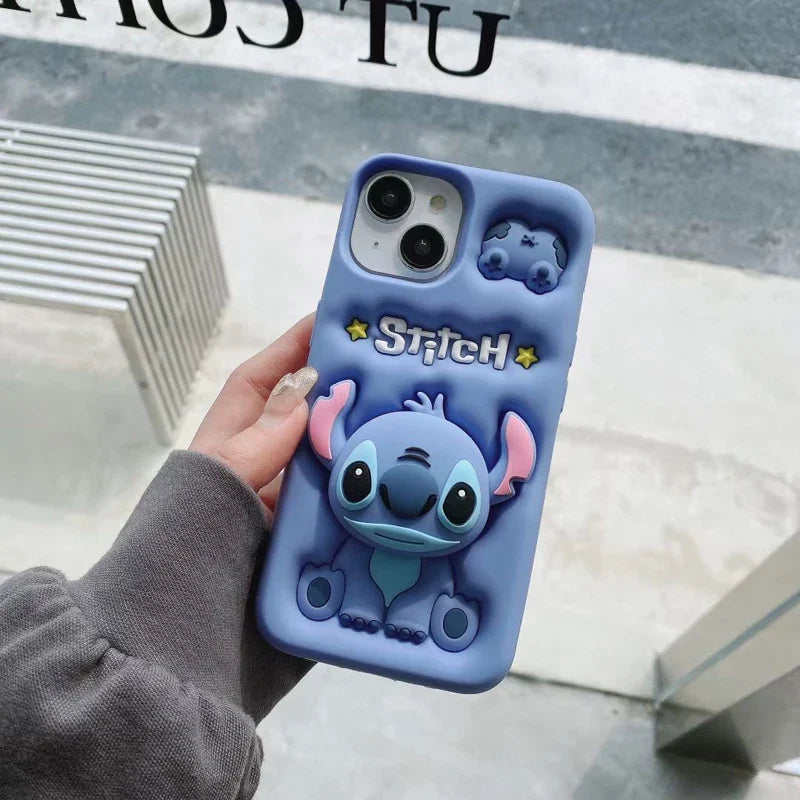 3D Silicon Soft Phone Case for iPhone SE 7 8 Plus X XS XR 11 12 Pro 13 Pro Max 14 Plus 15 Pro Max