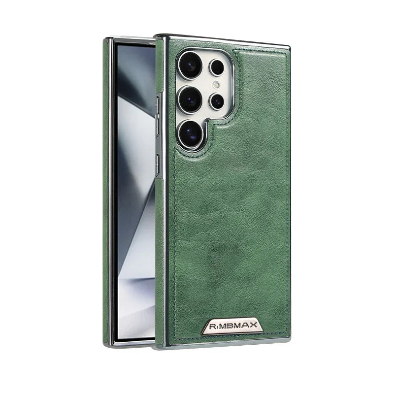 High End Leather Magnetic Phone Case, For Samsung Galaxy S25 S24 S23 Ultra S25 Plus,wireless charging, anti drop protective case