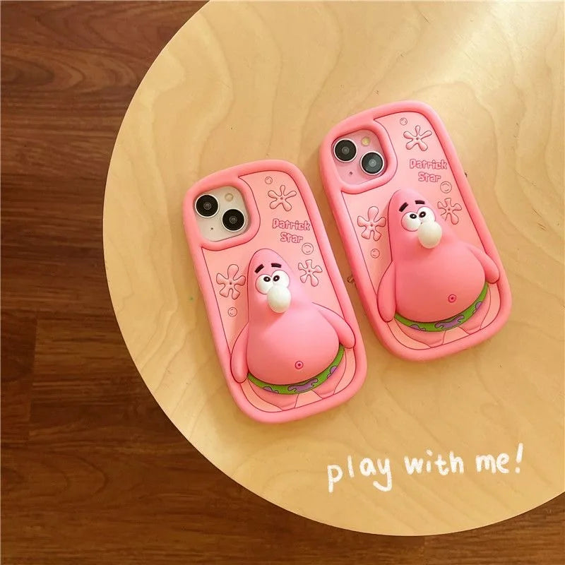Cartoon Rubber Silicon Soft Phone Case for iPhone 11 12 12 Pro 13 14 15 Pro Max 13 Pro 14 Pro