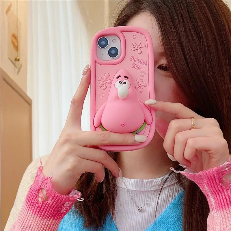 Cartoon Rubber Silicon Soft Phone Case for iPhone 11 12 12 Pro 13 14 15 Pro Max 13 Pro 14 Pro