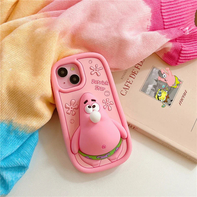 Cartoon Rubber Silicon Soft Phone Case for iPhone 11 12 12 Pro 13 14 15 Pro Max 13 Pro 14 Pro