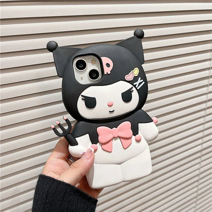 Cartoon Silicon Soft Phone Case for iPhone 15 Pro Max 13 Pro X XS XR 11 12 Pro 13 14 Plus