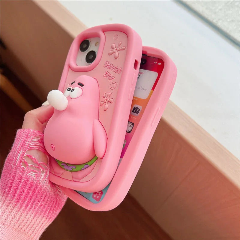 Cartoon Rubber Silicon Soft Phone Case for iPhone 11 12 12 Pro 13 14 15 Pro Max 13 Pro 14 Pro