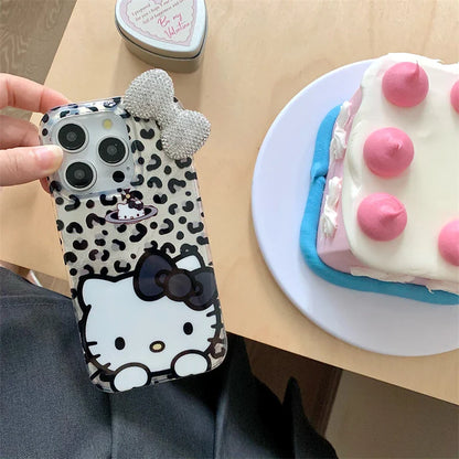For Samsung Galaxy S21 Ultra S22 S23 S24 Plus S20 FE A31 A51 A30S A50 Hot Bowknot Lustre Lining Hard High Phone Case