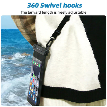 Waterproof Phone Case Swimming Bags Water proof Bag Mobile Phone Pouch PV Cover for iPhone 12 11 Pro Max 8 Huawei Xiaomi Redmi